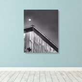 Schuurpiek Tegen de Lucht Canvas Afdruk (Insitu (Houten vloer))