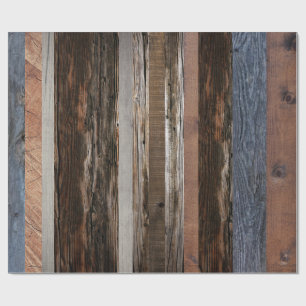 Schuurplank Geregenereerd hout Rustiek hout Cadeaupapier