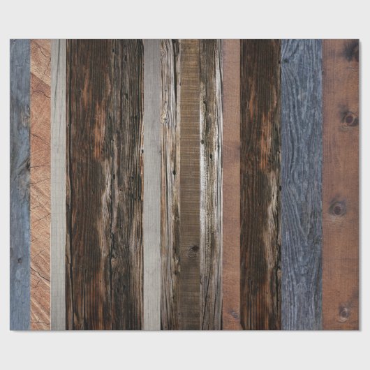 Schuurplank Geregenereerd hout Rustiek hout Cadeaupapier (Vlak)