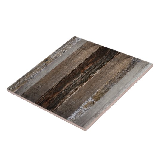 Schuurplank Geregenereerd hout Rustiek hout Tegeltje (Zijkant)