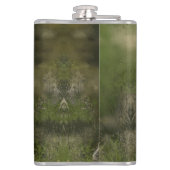 Schuuruil kolf heupfles (Achterkant)