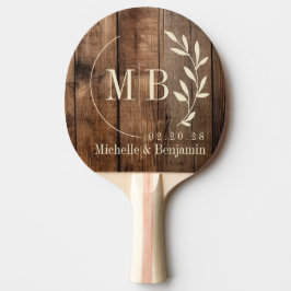 Schuurvloerplanken Blad Trouw Monogram Tafeltennisbatje