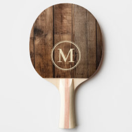 Schuurvloerplanken Monogram Tafeltennisbatje