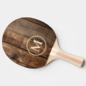 Schuurvloerplanken Monogram Tafeltennisbatje (Zijkant)