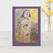 Schuwe kaart (Gele Bloem)