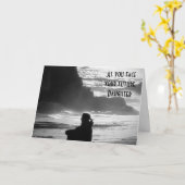 SCHUWTER ALS U MET UW TOEKOMST WORDT GECONSTATEERD KAART (Gele Bloem)