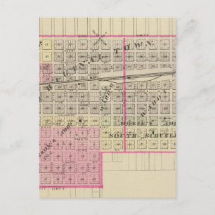 Schuyler en Leigh, Nebraska Briefkaart