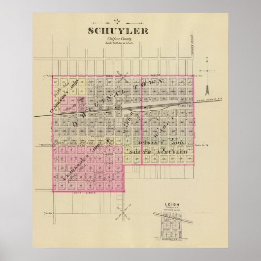 Schuyler en Leigh, Nebraska Poster (Voorkant)