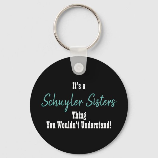 Schuyler Sisters Sleutelhanger (Voorkant)