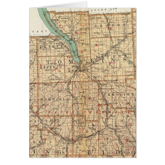 Schuyler, Tompkins, Cortland, Chemung (Voorkant)