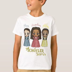 Schuyler Zusters - Kawaii Kunst door Mary Layton T-shirt