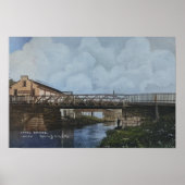 Schuylkill Canal Bridge Spring City PA Poster (Voorkant)