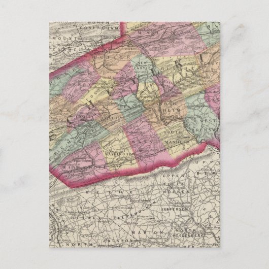 Schuylkill County Briefkaart (Voorkant)
