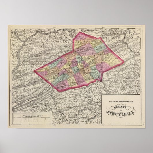 Schuylkill County Poster (Voorkant)