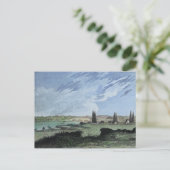 Schuylkill River Philadelphia 1827 Covered Bridge Briefkaart (Staand voorkant)