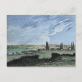 Schuylkill River Philadelphia 1827 Covered Bridge Briefkaart (Voorkant)