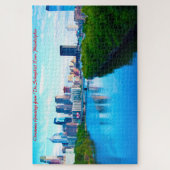 Schuylkill River Philadelphia. kerstcadeautjes Legpuzzel (Verticaal)
