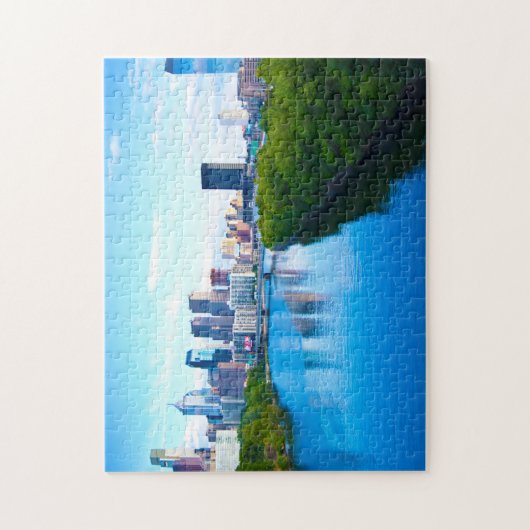 Schuylkill River Philadelphia. Legpuzzel (Verticaal)