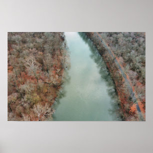 Schuylkill River Trail Herfst Poster