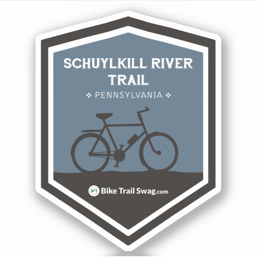 Schuylkill River Trail Sticker (Voorkant)
