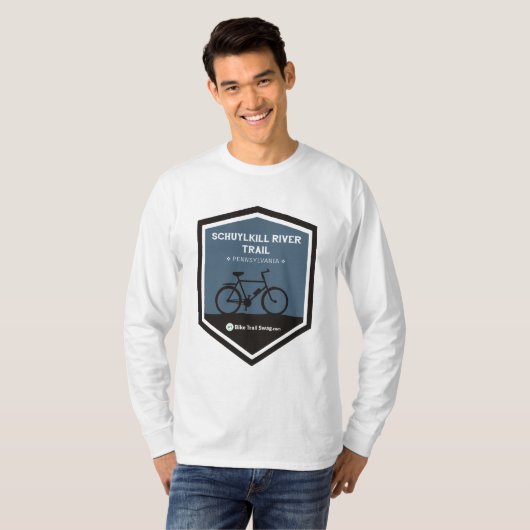 Schuylkill River Trail T-shirt (Voorkant volledig)