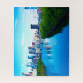 Schuylkill-rivier Philadelphia. Legpuzzel (Verticaal)