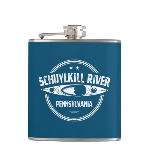 Schuylkillrivier, Pennsylvania Heupfles (Voorkant)