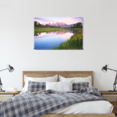 Schwabacher Landing Sunrise Canvas Afdruk (Insitu (Slaapkamer))