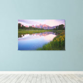 Schwabacher Landing Sunrise Canvas Afdruk (Insitu (Houten vloer))