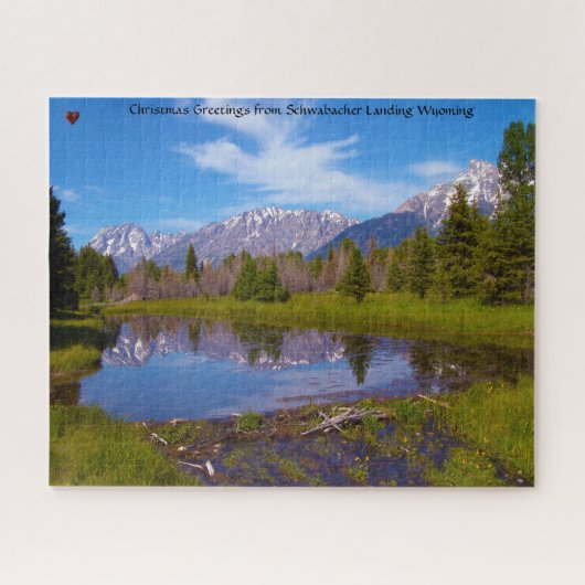 Schwabacher Landing Wyoming Jigzaag Puzzle Legpuzzel (Horizontaal)