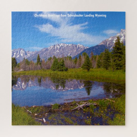 Schwabacher Landing Wyoming . Jigzaag Puzzle Legpuzzel (Verticaal)