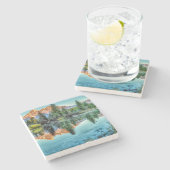 Schwabacher's Landing and Beaver Pond Stenen Onderzetter (Zijkant)