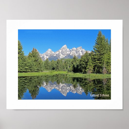 Schwabacher's Landing, Grand Teton NP Poster (Voorkant)