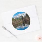 Schwabacher's Landing, Grand Teton Ronde Sticker (Envelop)