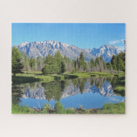 Schwabacher's Landing Grand Tetons Design Puzzle Legpuzzel (Horizontaal)