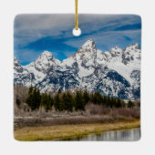 Schwabacher's Landing Keramisch Ornament (Achterkant)