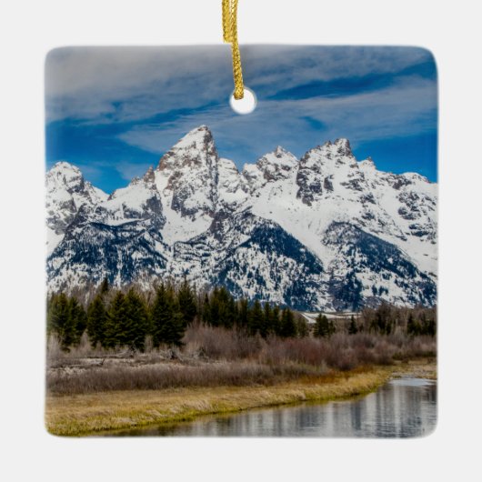 Schwabacher's Landing Keramisch Ornament (Voorkant)