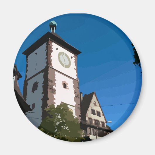 Schwabentor Freiburg Magneet (Voorkant)