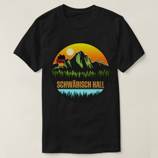 Schwäbisch Hall, Baden-Württemberg Duitsland T-shirt (Design voorkant)