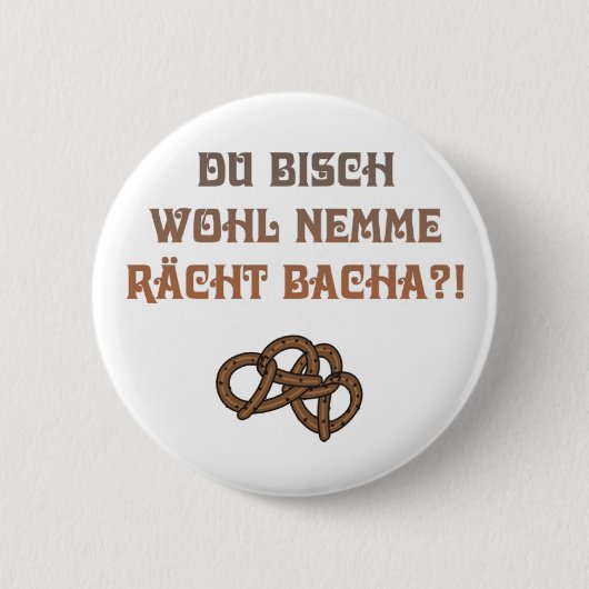 Schwäbische Beleidigung Ronde Button 5,7 Cm (Voorkant)