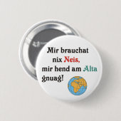 Schwäbische Weltläufte Ronde Button 5,7 Cm (Voorkant /achterkant)