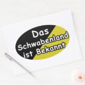 Schwaebisch Are Known Sticker (Envelop)