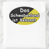 Schwaebisch Are Known Sticker (Tas)