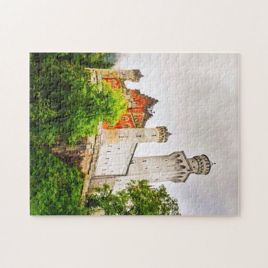 Schwangau Castle Duitsland. Legpuzzel (Horizontaal)