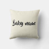 Schwangerschaft verkünden 2026 Rakete Weltraum Kussen (Achterkant)