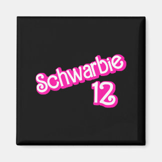 Schwarbie 12 Roze Magneet