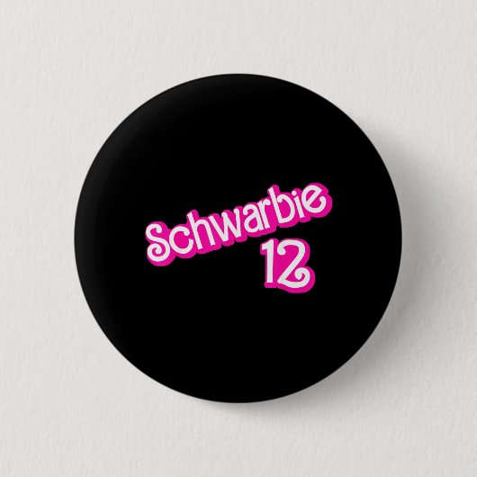 Schwarbie 12 Roze Ronde Button 5,7 Cm (Voorkant)