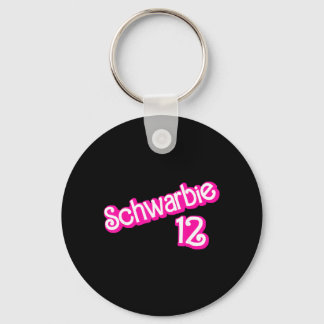 Schwarbie 12 Roze Sleutelhanger