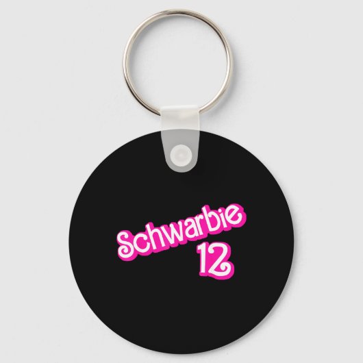 Schwarbie 12 Roze Sleutelhanger (Voorkant)