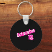 Schwarbie 12 Roze Sleutelhanger (Voorkant)